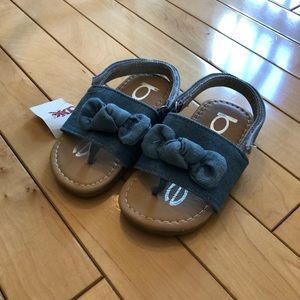 NWT Toddler Chambray Sandals